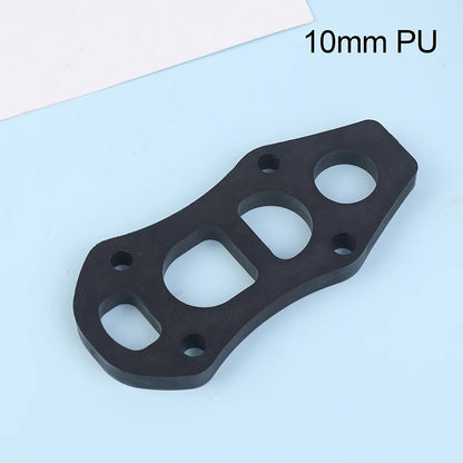 1Pc Black PU Longboard Riser Pads Skateboard Shock Pads For Truck Mounting Hardware Adults Kids Outdoor Sports Tool