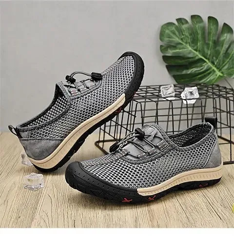 2025 Summer Walking Shoes Men Sneakers Sport Lightweight Casual Hiking Shoes Men Breathable Aqua Shoes Man Outdoor Footwea