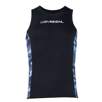 Men Swimsui Vest Men Wetsuit Vest Surfing Tops Water Sports Swimsui Vest Diving Sleeveless Vest for Canoeing Swimming