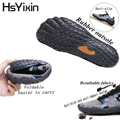 Water Shoes for Women Men Barefoot Shoes Upstream Breathable Beach Shoes Sport Shoe Quick Dry River Sea Aqua Shoes Cycling Shoe