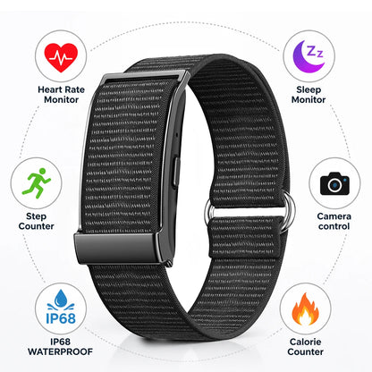 TG29 Screenless Fitness Tracker Smart Band, 107 Sport Modes, Up to 25-Day Battery, IP68 Water Resistant, Lightweight Adjustable
