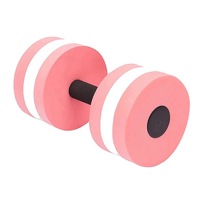 Floating Swim Gym Dumbbell Water Weight Aerobics Fitness Pool Water Swimming Aqua Exercise Barbell EVA Foam Aquatics Dumbbell