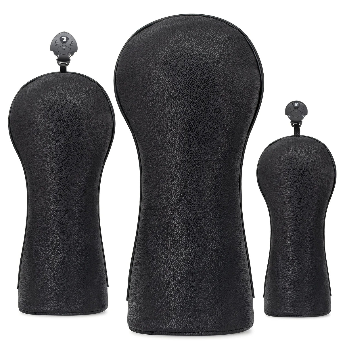 Protective And Stylish Head Covers for Golf Clubs, Suitable for 1 Wood, 3/5 Wood, And Utility Wood. These Durable Covers