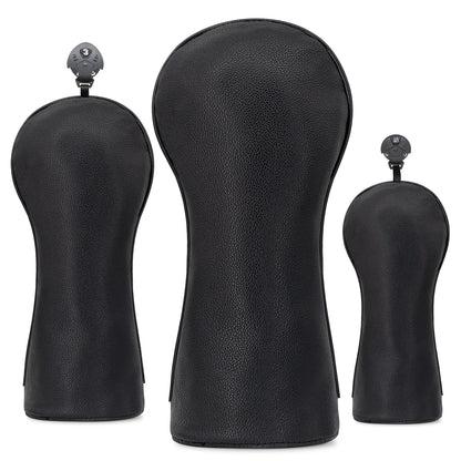 Protective And Stylish Head Covers for Golf Clubs, Suitable for 1 Wood, 3/5 Wood, And Utility Wood. These Durable Covers
