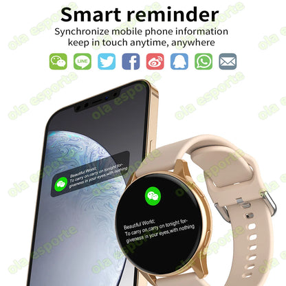 Smartwatch Women Watch 6 Health Monitoring Watch Waterproof Voice Assistant Bluetooth Call Smart Watch 2026 New Sport Watch Men