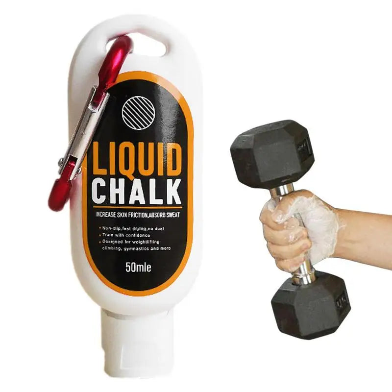 100/50/30ml Sports Liquid Magnesium Powder Fitness Lifting Anti Slip Cream Grip Liquid Magnesium For Pole Dancing Rock Climbing