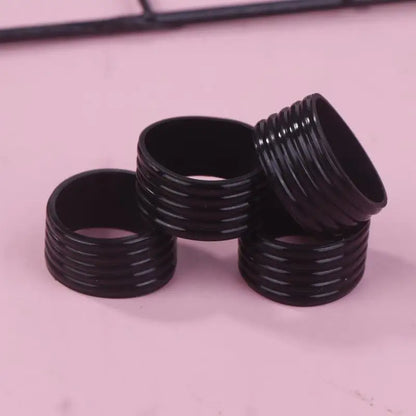 Tennis Game Accessories- 4Pcs Silicone Racket Grip Rings, Sweat-absorbency, Improved Handle Grip Strength