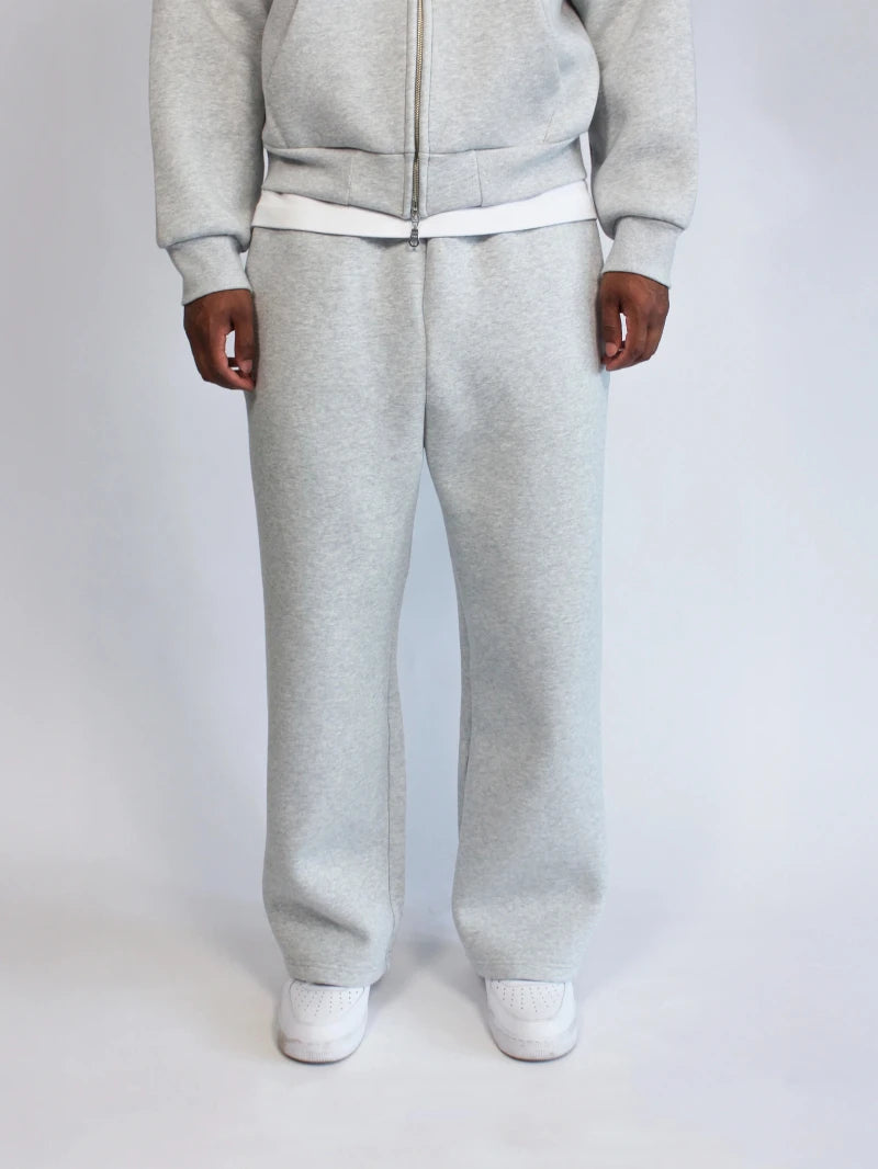 Men's & Women's Heavy-Duty Straight-Leg Joggers - All-Season Gym Pants with Elastic Waist & Belt-Free Design Workout Bottoms