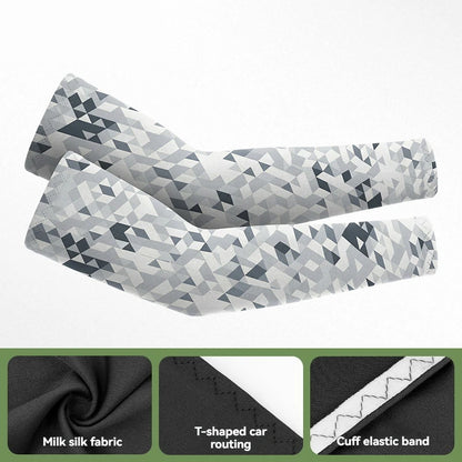GTUBIKE 1 Pair Sports Cooling Arm Sleeves Basketball Cycling Arm Covers Outdoor Sports Mosquito and UV Protection Sleeves