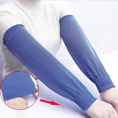 Summer Cooling Arm Sleeves Sun UV Protection Hand Cover Arm Warmers Running Fishing Cycling Basketball Sunscreen Sports Sleeve