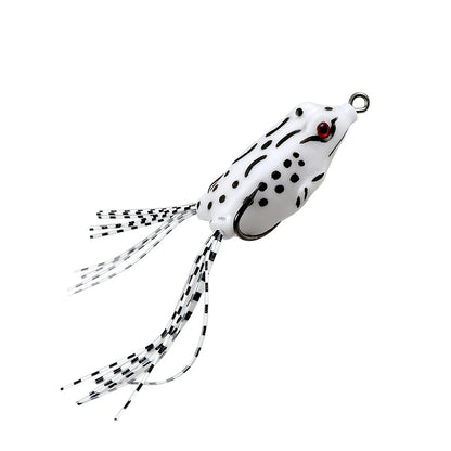 Fake Bait Lure Frog Bait Black Fish Special Kill Simulated Double Hook Point Upturned Soft Bait Floating Water Fishing Black Kin