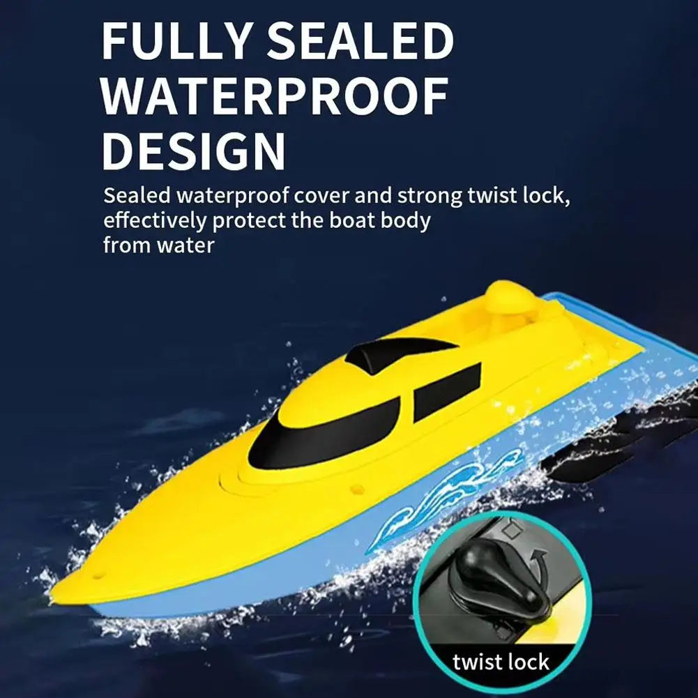 Remote Control Boats Can Be Launched To Simulate High-Speed Speedboats Electric Steamboats Children Boys Water Park Toys Outdoor