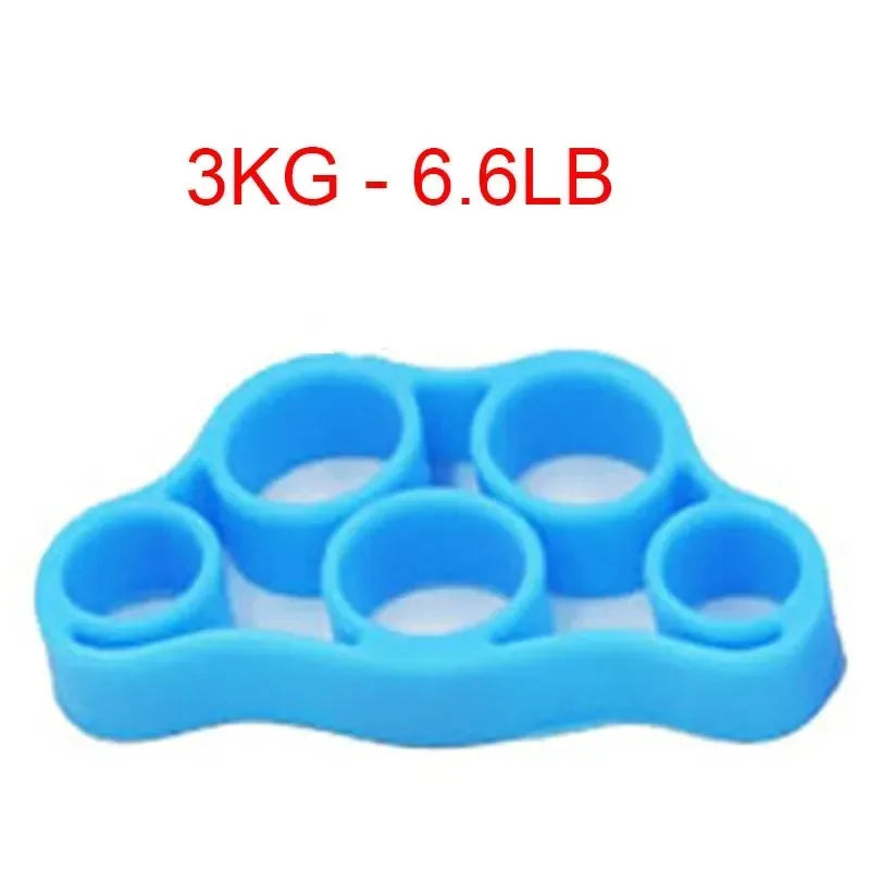 1/8pcs Silicone Finger Grip, Resistance Band, Wrist Stretcher, Elastic Five Finger Expander, Strength Training Device, Exercise