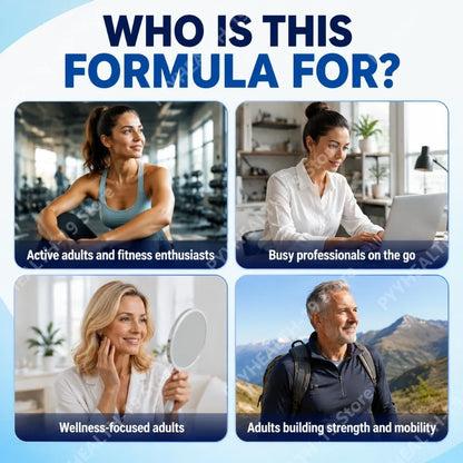 Collagen Peptides Capsules with 5 Types of Collagen for Joints, Bones, Skin, Hair & Nails Wellness Support, Adults, 90 Capsules