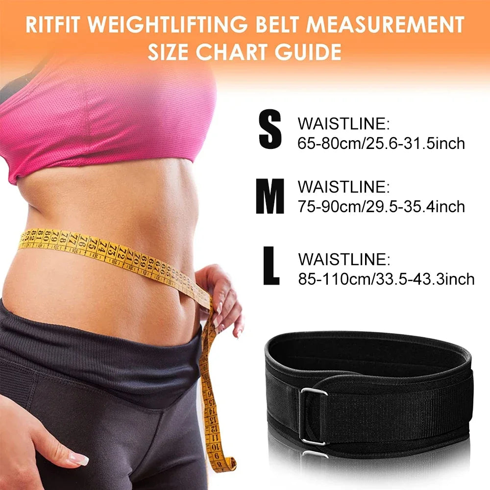 1Pcs Sports Weight Lifting Belts for Men Women - Weight Lifting Core & Lower Back Support Workout Waist Belt for Fitness