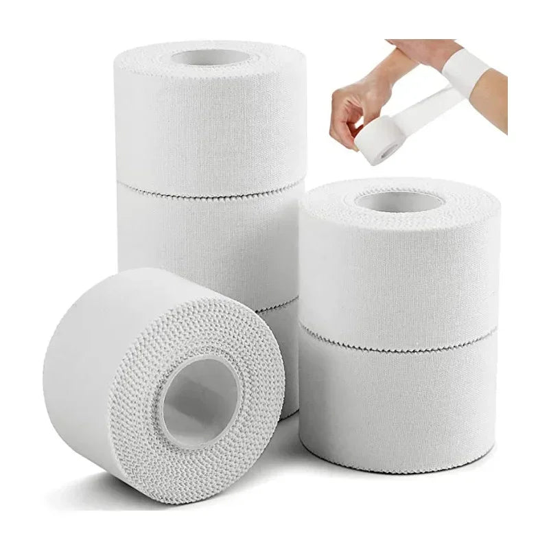 1PC  2.5cm * 9.14m Athletic Trainer Tape Sport Care Tape Sport Strapping Tape Easy To Tear For Sports First Aid Injury Wrap