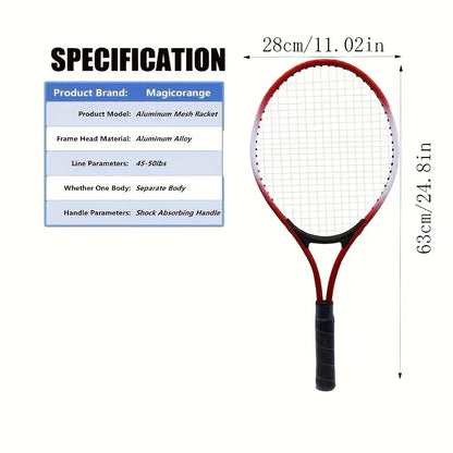 Tennis Racket Kit 1 Set Including Rebound Trainer Tennis Balls Sweatband Storage Bag for Two People Practice Training