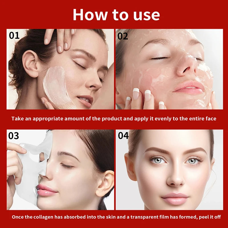 Collagen Fit Face Cream Hydrolyzed Collagen Moisturizing Boost Skin Elasticity Brightening Repair Facial Skin Care Cream