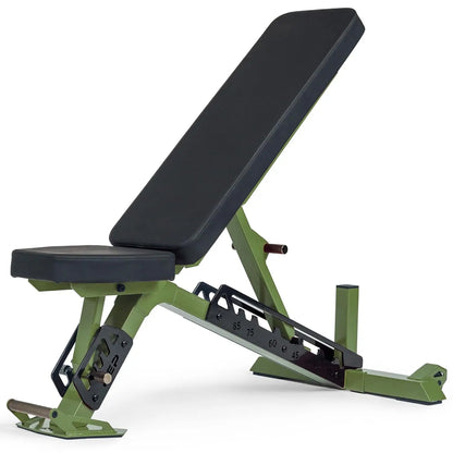 Nighthawk Adjustable Weight Bench | Home Gym Incline Decline Flat Workout Bench | Heavy Duty Fitness and Strength, Customized
