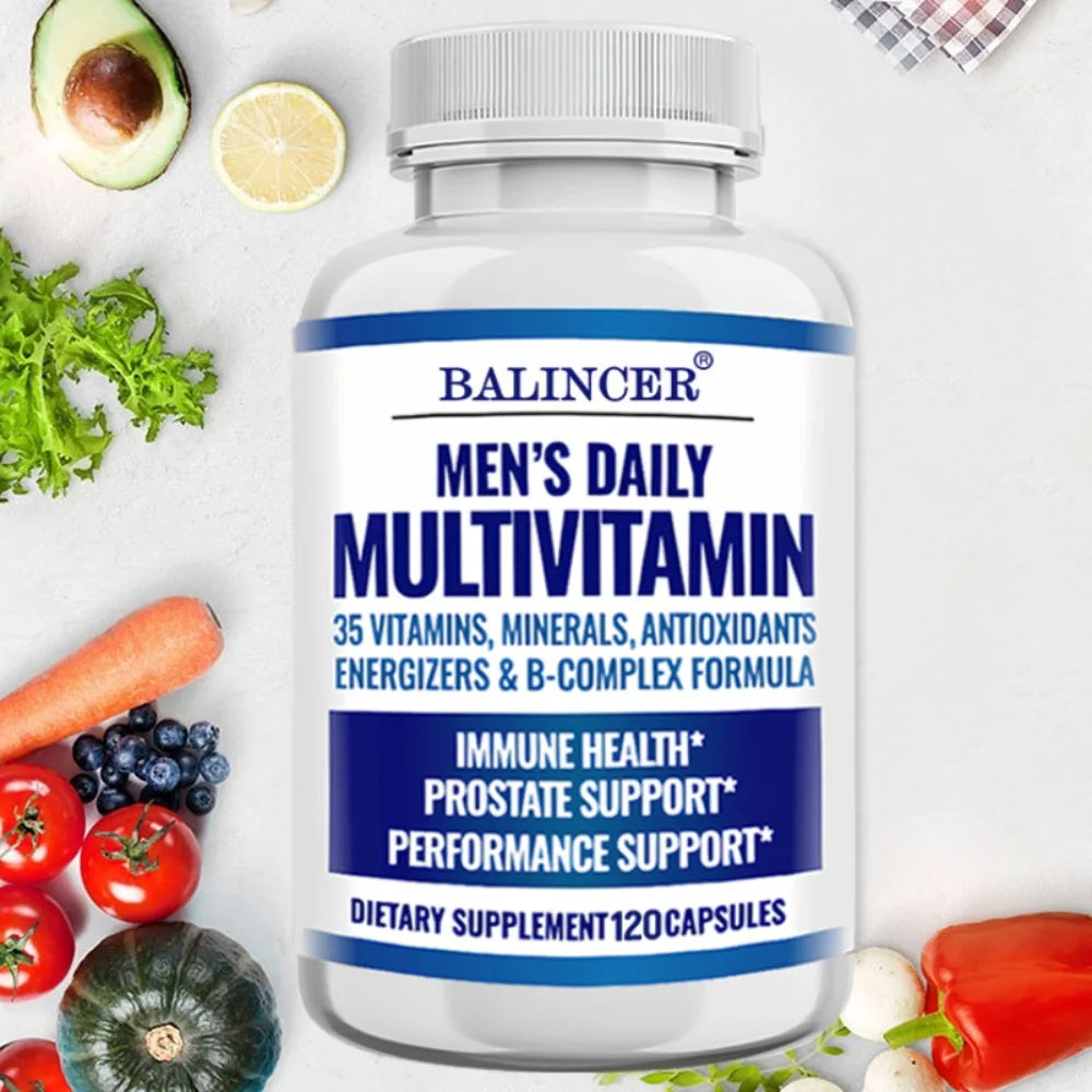 Men's Multivitamin - Improves Bone Strength, Supports Energy & Endurance, Enhances Cognition,Supports Brain,Eye and Heart Health