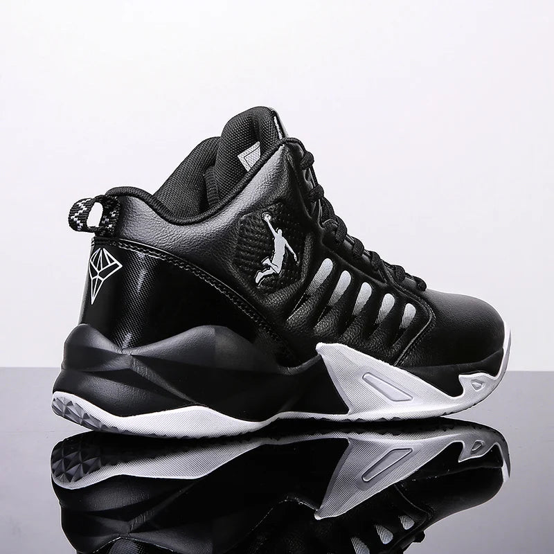 Men's Basketball Shoes Breathable Cushioning Non-Slip Wearable Runing Shoes Gym Training Athletic Basketball Sneakers for Women