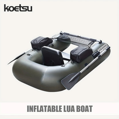 KOETSU Excellent Inflatable Bass Boat - Perfect for Lure Casting & Freshwater Fishing Lightweight Inflatable Lure Craft