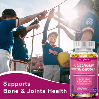 Collagen  Capsules Support Beauty Skin Care Skin Repair Hair Nail  and Joint Health Anti-aging Enhance Skin's Ability to Lock