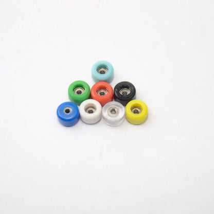4Pcs Durable Professional Bearing Wheel PU Metal Urethane Fingerboard Wheels CNC Mini Finger Skate Board Accessory