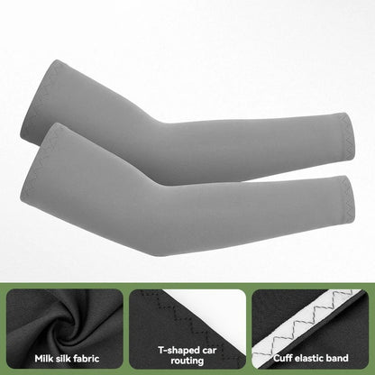 GTUBIKE 1 Pair Sports Cooling Arm Sleeves Basketball Cycling Arm Covers Outdoor Sports Mosquito and UV Protection Sleeves