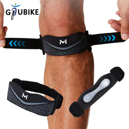 GTUBIKE 1PCS Adjustable Patella Stabilizer Brace For Knee Pain Relief Tendonitis & Arthritis Support Running Sports Strap Jumper