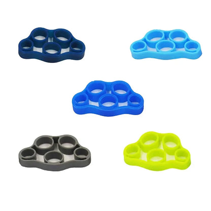 1/8pcs Silicone Finger Grip, Resistance Band, Wrist Stretcher, Elastic Five Finger Expander, Strength Training Device, Exercise