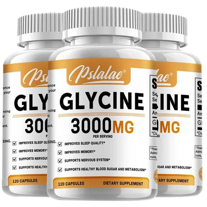 Glycine Supplement - Promotes Restful Sleep, Supports Cognitive Function, Emotional Balance and Neurological Health