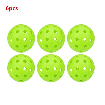 Professional Pickleball Balls 12/6 PCS 74mm 40 Holes Colorful Consistent Bounce for Official Competition Training