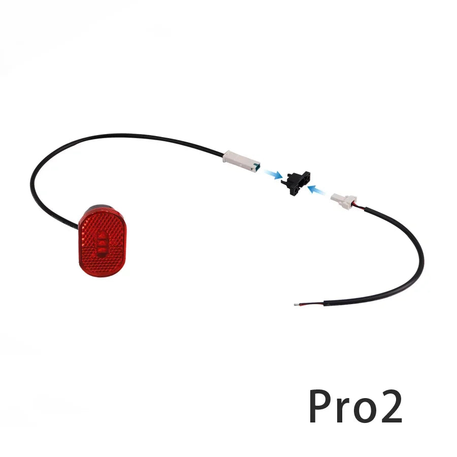 Rear Fender Tail Light for Xiaomi M365 Pro Pro2 Electric Scooter Foldable Resistant Taillight Smart Tail Cable Repair Parts