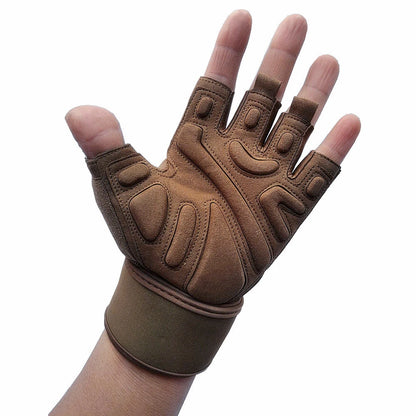 Bodybuilding Gym Gloves Powerlifting Dumbbell Kettlebell Crossift Training Fitness Gloves For Man Women Home Workout
