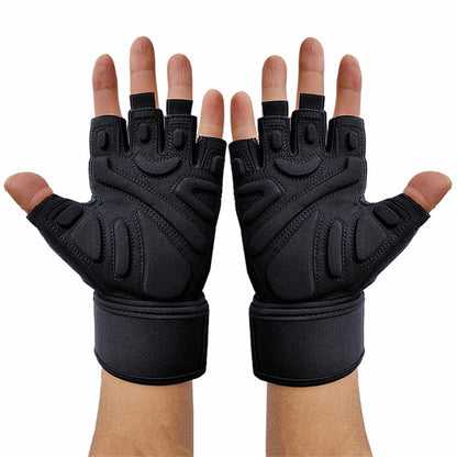 Bodybuilding Gym Gloves Powerlifting Dumbbell Kettlebell Crossift Training Fitness Gloves For Man Women Home Workout