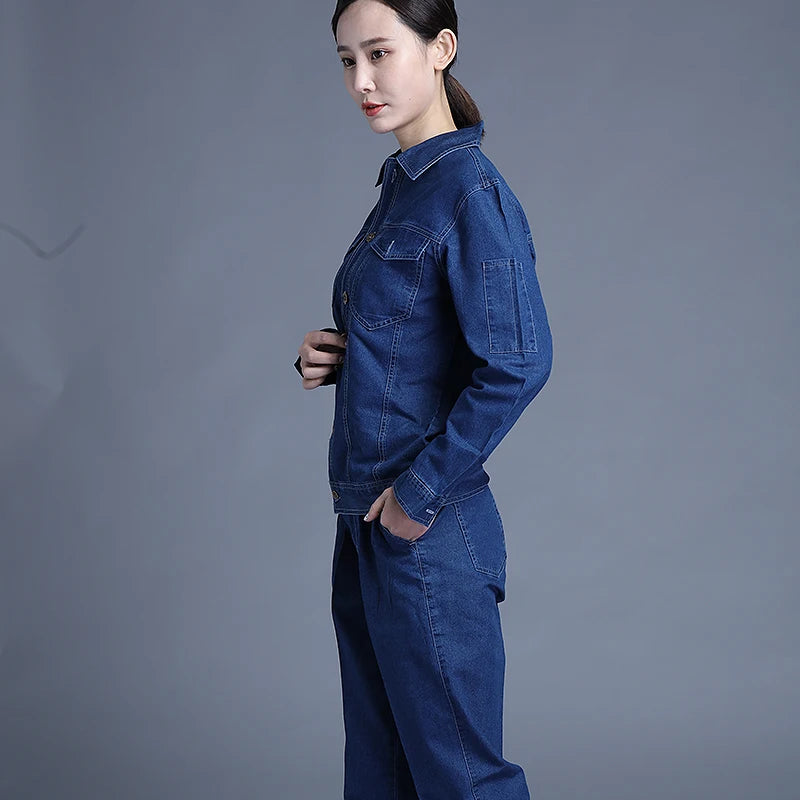 Working Clothes For Men Men's Overalls Work Wear Clothing Overalls Workwear Workshop Uniforms Mechanic Man Print Logo