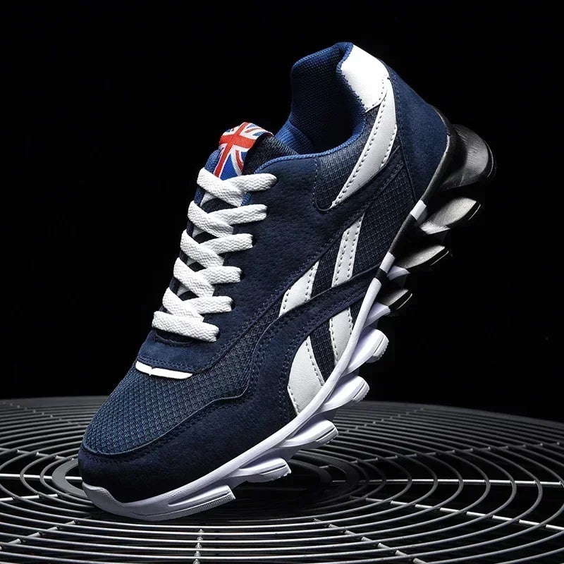 Men's Wear-resistant Cushioning Thick-soled Fitness Sneakers Outdoor Breathable Running Shoes for Women