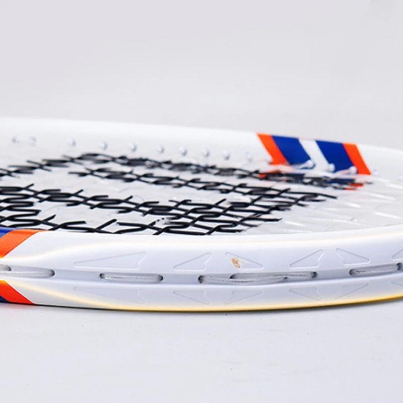 Professional Tennis Rackets Beginner Practice Tennis Rackets Durable Composite Carbon Training Racket Portable Sports Equipment