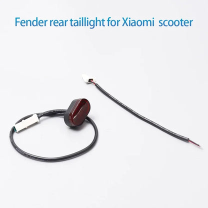 Rear Fender Tail Light for Xiaomi M365 Pro Pro2 Electric Scooter Foldable Resistant Taillight Smart Tail Cable Repair Parts
