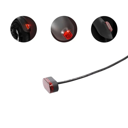 Rear Fender Tail Light for Xiaomi M365 Pro Pro2 Electric Scooter Foldable Resistant Taillight Smart Tail Cable Repair Parts
