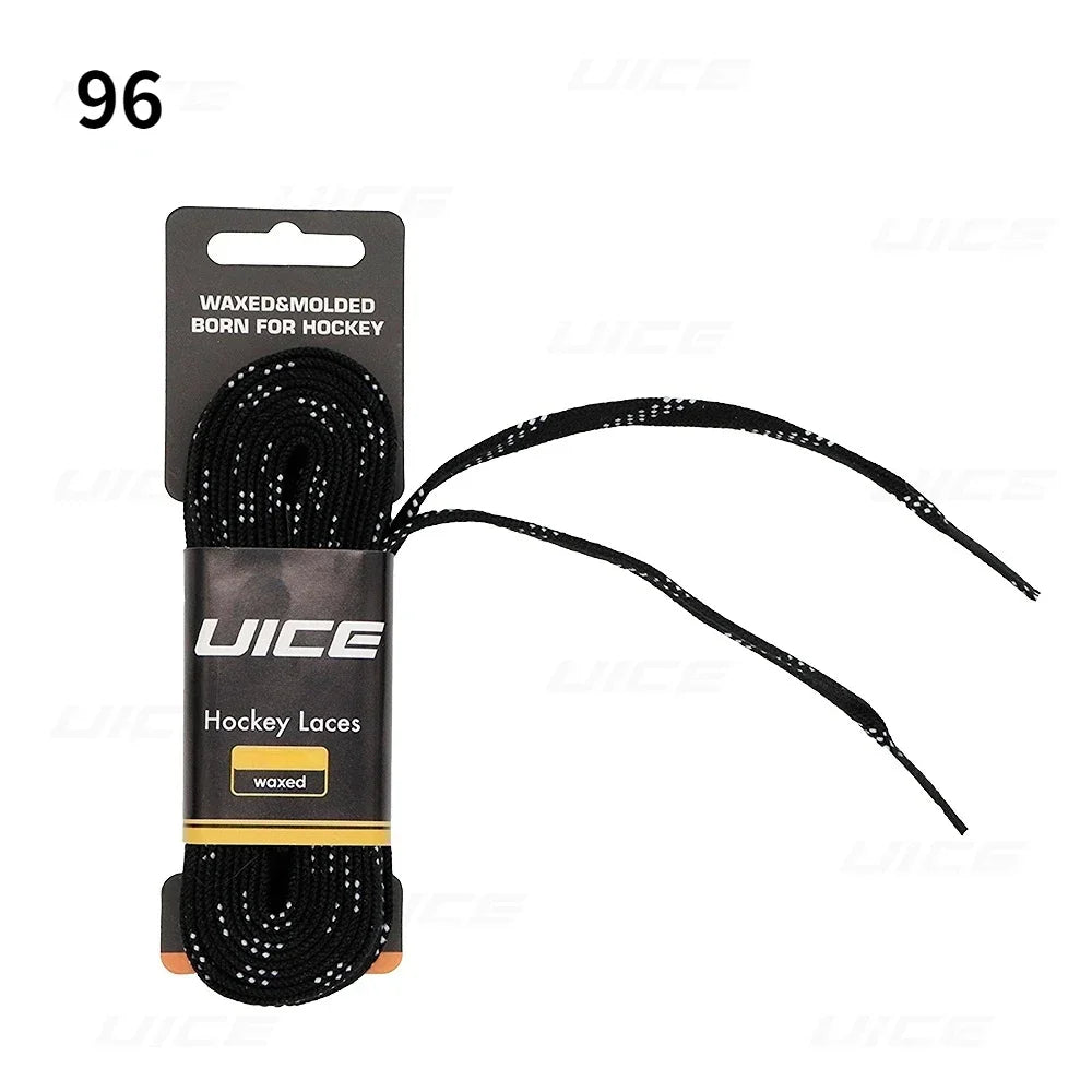 UICE Ice Hockey Skate Laces 84/96/108/120inch Skates Hockey Shoe Lacer Dual Layer Braid Reinforced Hockey Accessories
