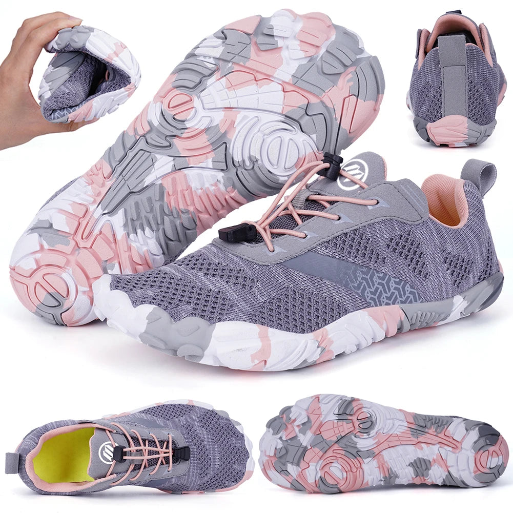 Water Shoes Beach Barefoot Shoes Non-Slip Hiking Trail Running Shoes Comfortable Lightweight Aqua Shoes for Outdoor Sports