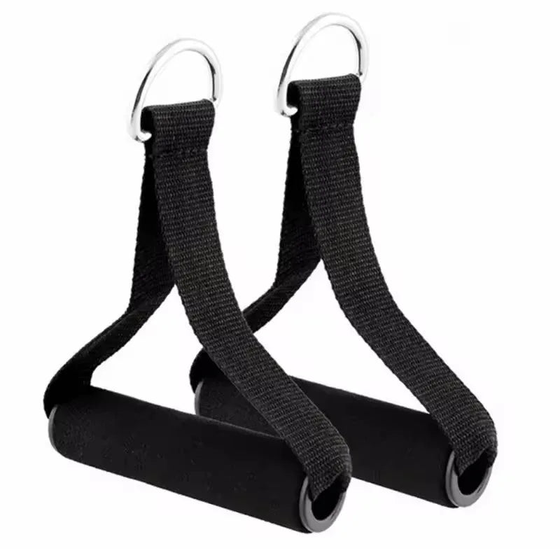 2Pcs of Professional Rope Grip Gym Exercise Resistance Bands with Anti Slip Handles Fitness Accessories