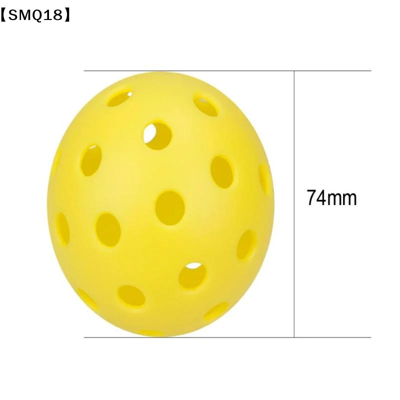 Professional Pickleball Balls 12/6 PCS 74mm 40 Holes Colorful Consistent Bounce for Official Competition Training