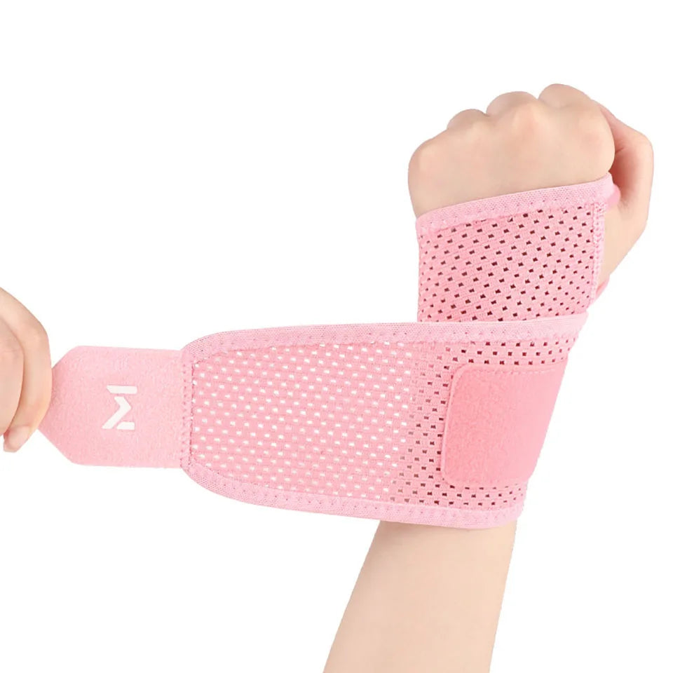 GTUBIKE 1PCS Breathable Wrist Support Brace for Gym/Work - Adjustable Compression Sleeve, Arthritis & Carpal Tunnel Relief