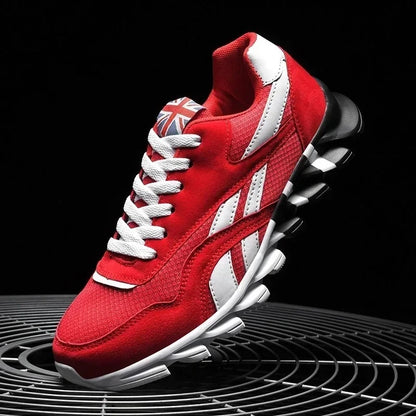 Men's Wear-resistant Cushioning Thick-soled Fitness Sneakers Outdoor Breathable Running Shoes for Women