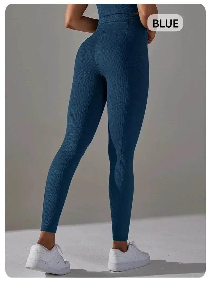 Gym Leggings Women Yoga Clothes Pants Women's Sportswear Yoga Woman Clothing Workout High Waist Tights Training Fitness Pants