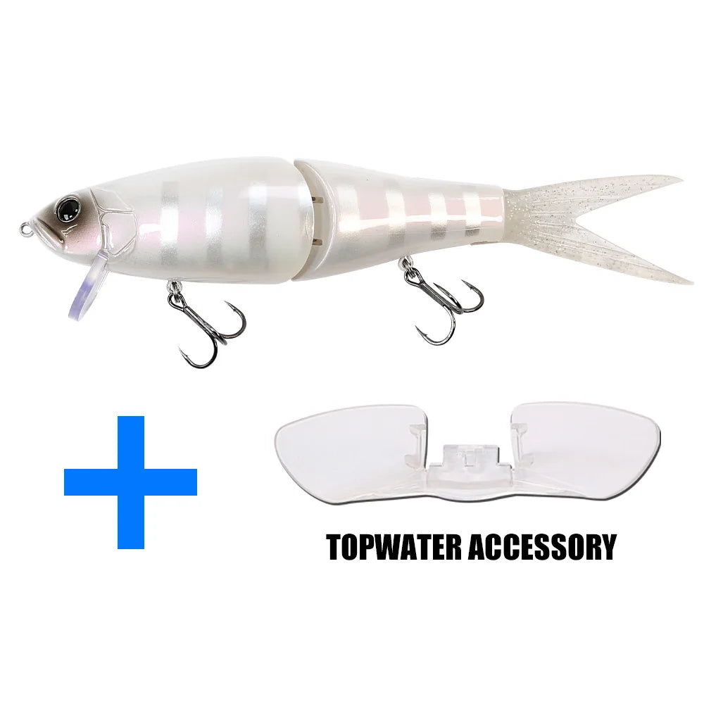 B&U Topwater Floating Fishing Lures joint body Glide Swimbaits Hard Baits Wobblers For Bass Pike