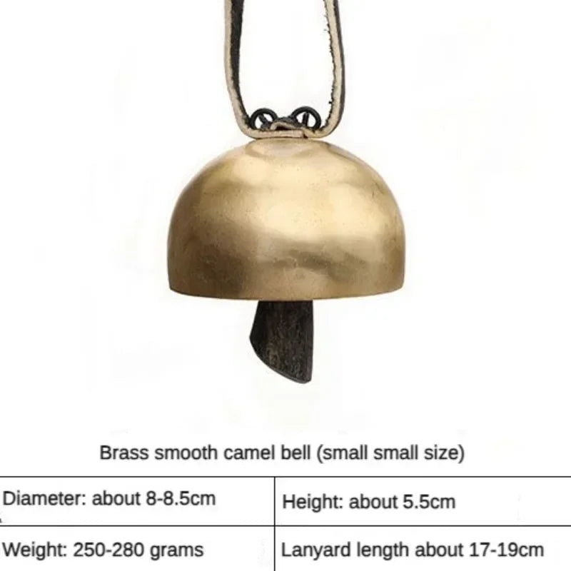 Handmade Brass Bell Meditation Copper Bells Outdoor Wind Chimes Sound Healing Chakra Mindfulness Musical Instruments Percussion